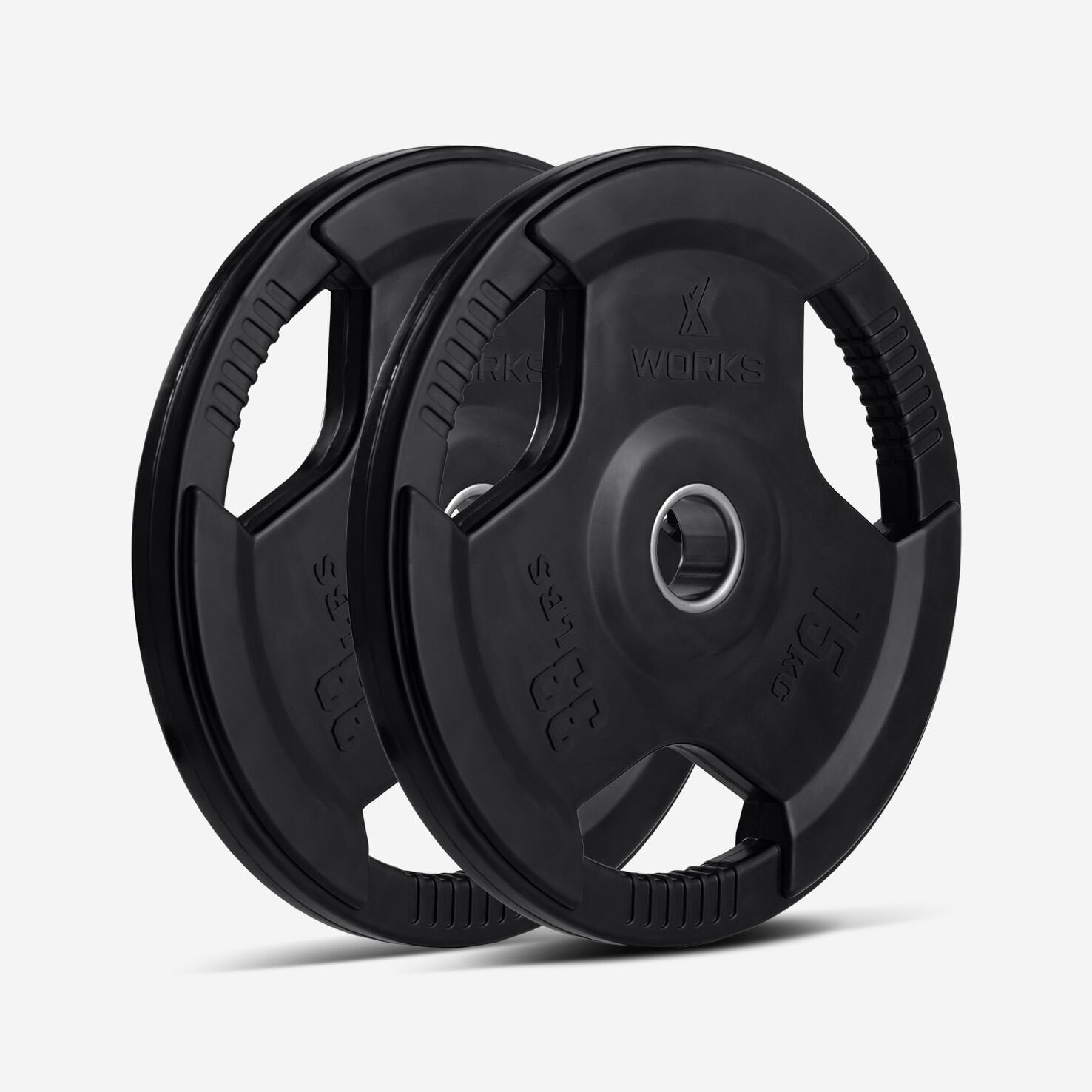 XWORKS Flanş Classic – Kauçuk Kaplamalı Ağırlık Plakası (Çift) (XW3400000)