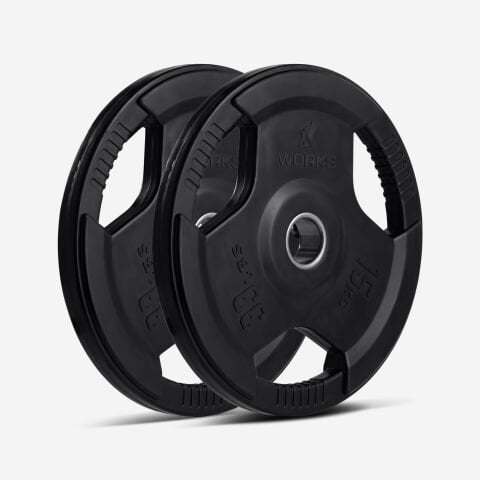 XWORKS Flanş Classic – Kauçuk Kaplamalı Ağırlık Plakası (Çift) (XW3400000)