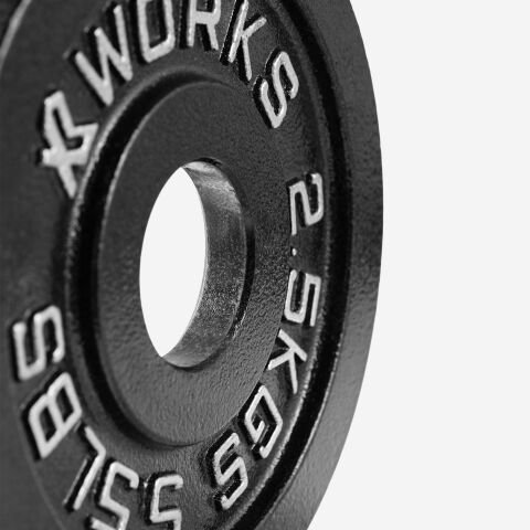 XWORKS Demir Döküm Plaka – Olympic Weight Plates (Çift) (XW3500000) 2.5KG (ÇİFT)