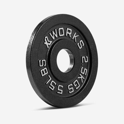 XWORKS Demir Döküm Plaka – Olympic Weight Plates (Çift) (XW3500000) 2.5KG (ÇİFT)