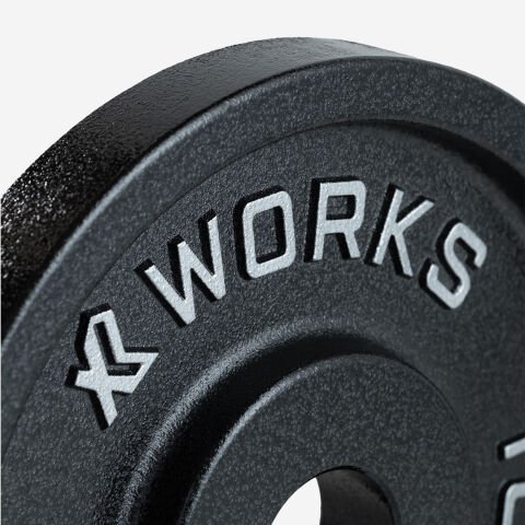 XWORKS Demir Döküm Plaka – Olympic Weight Plates (Çift) (XW3500000) 10KG (ÇİFT)