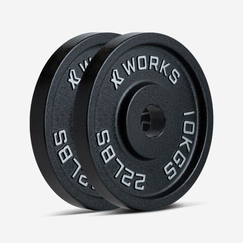 XWORKS Demir Döküm Plaka – Olympic Weight Plates (Çift) (XW3500000) 10KG (ÇİFT)