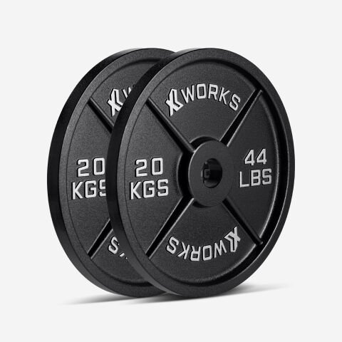 XWORKS Demir Döküm Plaka – Olympic Weight Plates (Çift) (XW3500000) 20KG (ÇİFT)