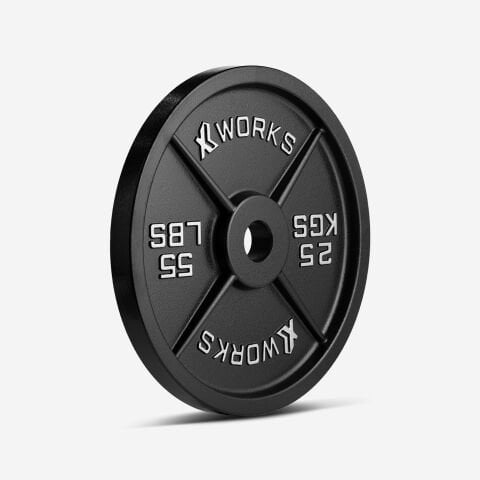 XWORKS Demir Döküm Plaka – Olympic Weight Plates (Çift) (XW3500000) 25KG (ÇİFT)