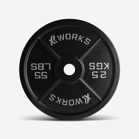 XWORKS Demir Döküm Plaka – Olympic Weight Plates (Çift) (XW3500000) 25KG (ÇİFT)