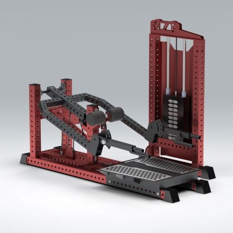 XWORKS Split Squat & Deadlift Platformu – Çok Amaçlı Squat Makinesi (PLX0801)