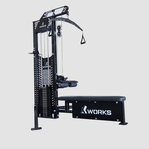 XWORKS Lat Pulldown & Row Combo Seated Pro – Oturarak Sırt ve Kanat Ekipmanı (PLX0221)