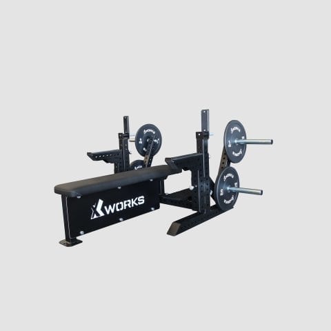XWORKS Flat Bench Sehpası – Serbest Ağırlık Egzersiz Sehpası (FWX0025)