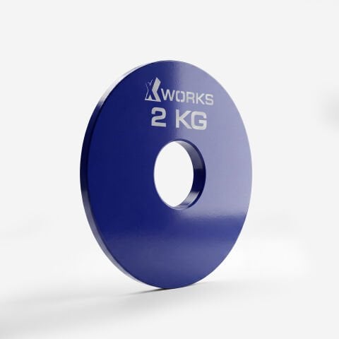 XWORKS Renkli Mikro Metal Plaka | Powerlifting Çelik Ağırlık Plakası (Çift) (FWX7001)