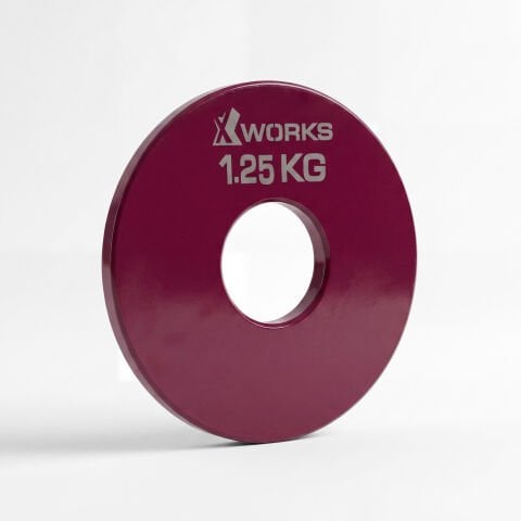 XWORKS Renkli Mikro Metal Plaka | Powerlifting Çelik Ağırlık Plakası (Çift) (FWX7001)