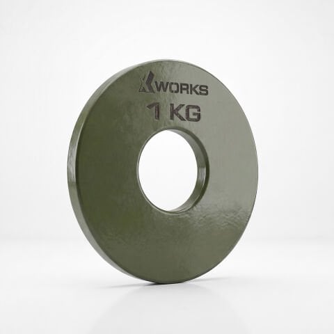 XWORKS Renkli Mikro Metal Plaka | Powerlifting Çelik Ağırlık Plakası (Çift) (FWX7001)