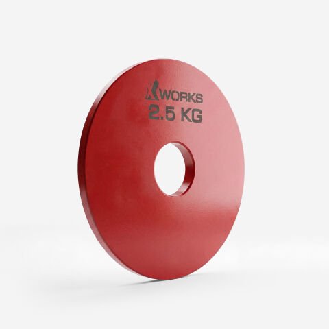 XWORKS Renkli Mikro Metal Plaka | Powerlifting Çelik Ağırlık Plakası (Çift) (FWX7001)