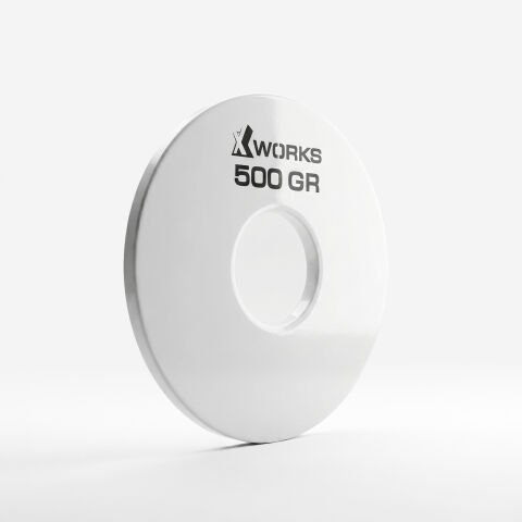 XWORKS Renki Mikro Metal Plaka | Powerlifting Çelik Ağırlık Plakası (Çift) (FWX7001) 0.5KG (ÇİFT)