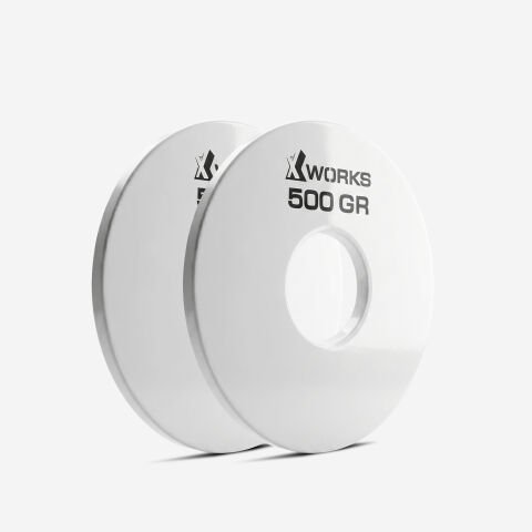XWORKS Renki Mikro Metal Plaka | Powerlifting Çelik Ağırlık Plakası (Çift) (FWX7001) 0.5KG (ÇİFT)