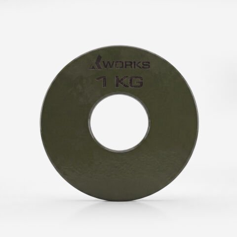 XWORKS Renki Mikro Metal Plaka | Powerlifting Çelik Ağırlık Plakası (Çift) (FWX7001) 1KG (ÇİFT)