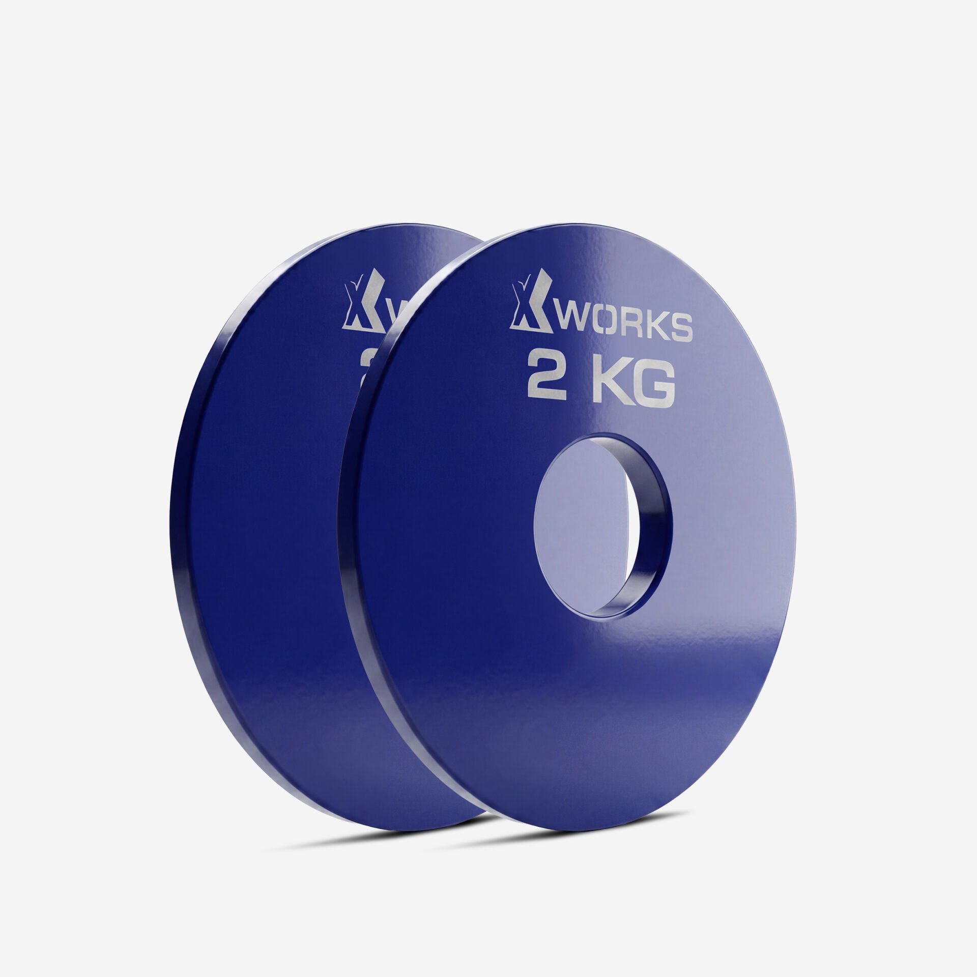XWORKS Renki Mikro Metal Plaka | Powerlifting Çelik Ağırlık Plakası (Çift) (FWX7001) 2KG (ÇİFT)