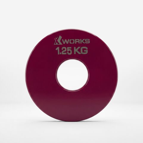 XWORKS Renki Mikro Metal Plaka | Powerlifting Çelik Ağırlık Plakası (Çift) (FWX7001) 1.25KG (ÇİFT)