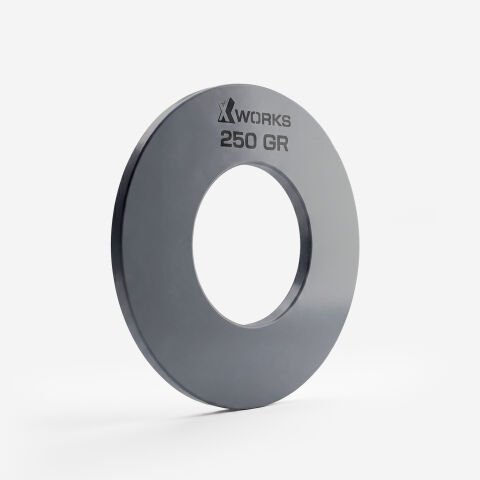 XWORKS Renki Mikro Metal Plaka | Powerlifting Çelik Ağırlık Plakası (Çift) (FWX7001) 250GR (ÇİFT)